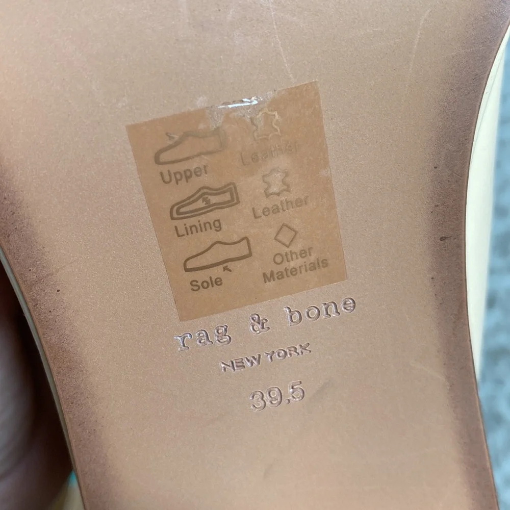 rag & bone tan/cream ankle boots - Picture 7 of 16